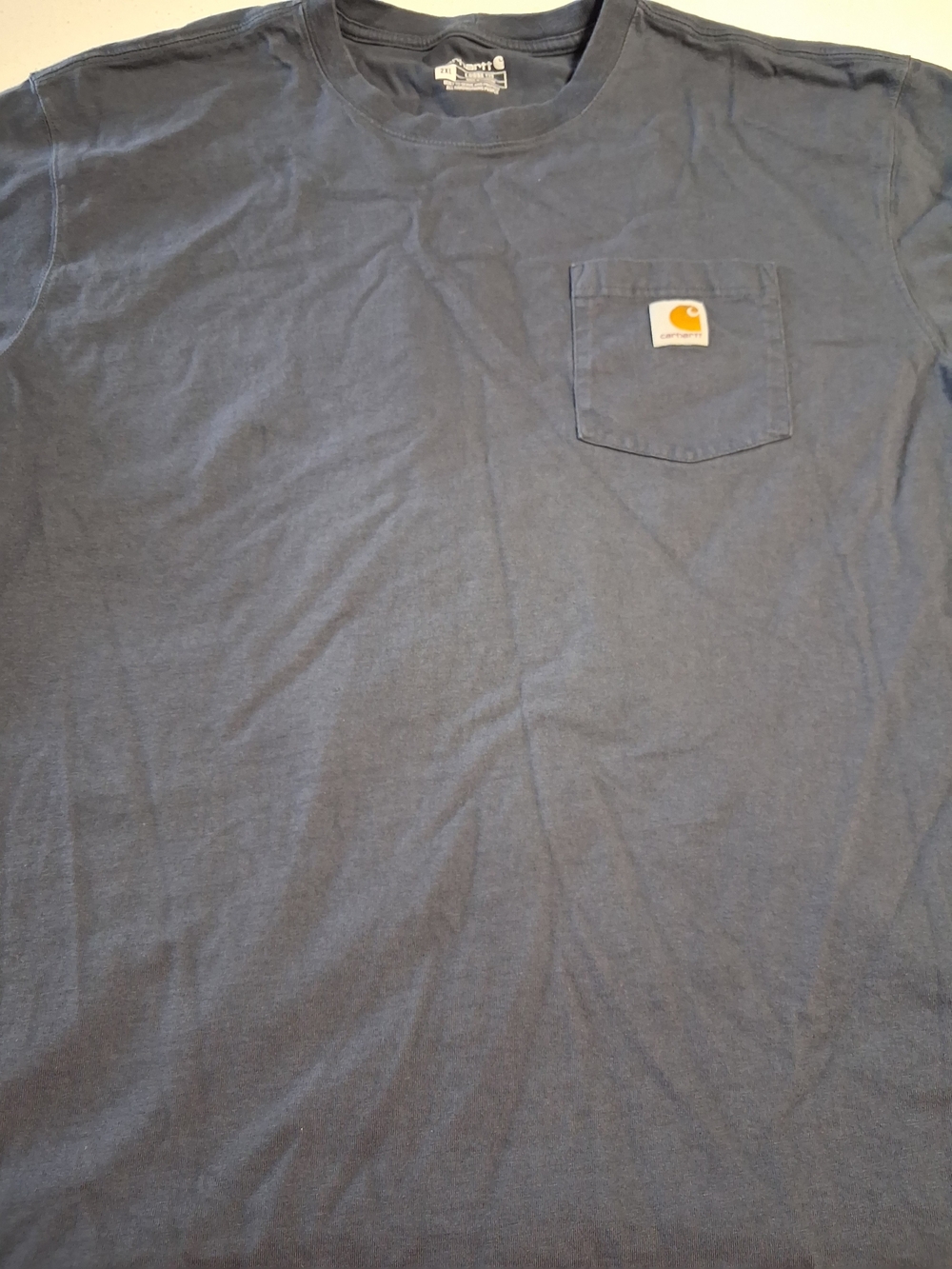 Carhartt Men's Navy Pocket T-Shirt